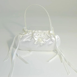 Ivory Satin Flower Girl...