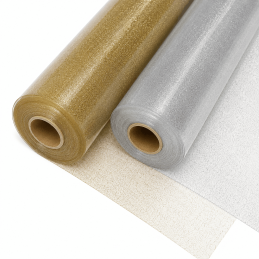 Clear Glitter PVC Fabric...