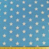 Polycotton Fabric 27mm Stars Starry Sky Star
