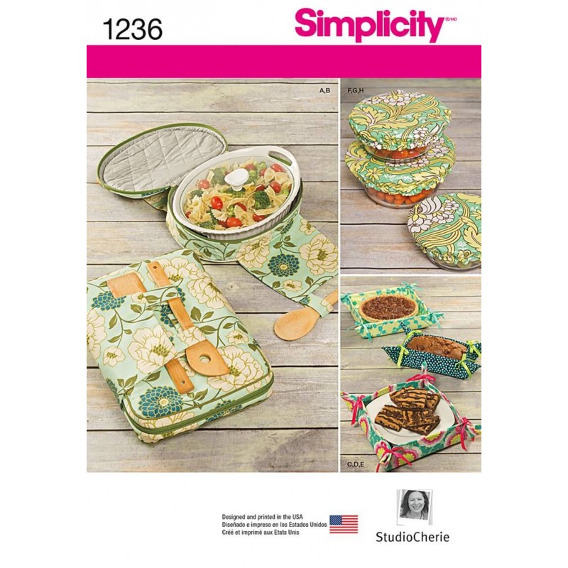 Kitchen Accessories Simplicity Fabric Sewing Pattern 1236