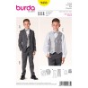 Burda Kids Boys Evening Wear Suit Fabric Sewing Pattern 9433