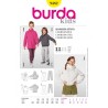 Burda Sewing Pattern 9482 Kids Girls Boys Hoodie Jogging Trousers Leggings
