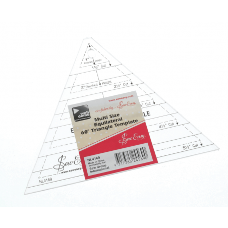 Sew Easy Template Triangle Equilateral 60 Degree Quilt Patchwork
