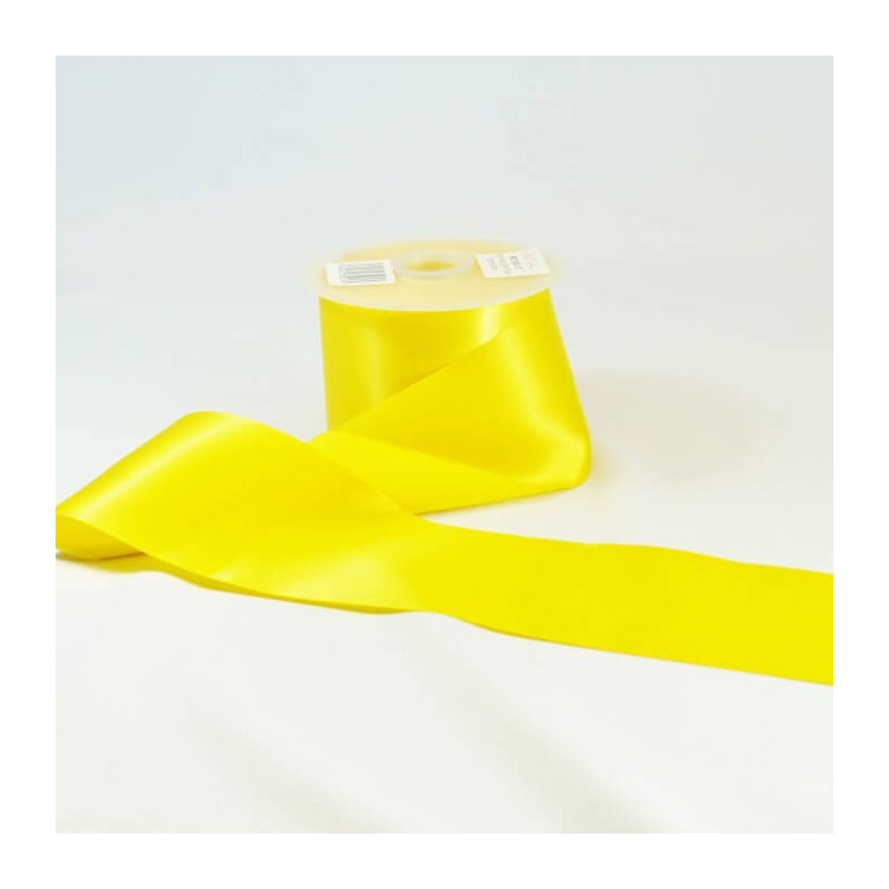 2 Metres Single Faced Satin Sash Reel Chic Ribbon 100mm Wedding Prom Party