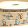 Bertie's Bows 15mm Forest Friends Mr Squirrel Craft Ribbon