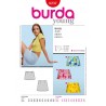 Burda Young Low Rise Short Skirt Easy To Sew Fabric Sewing Pattern 8237