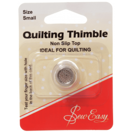 Sew Easy Metal Thimble Non Slip Top Quilting