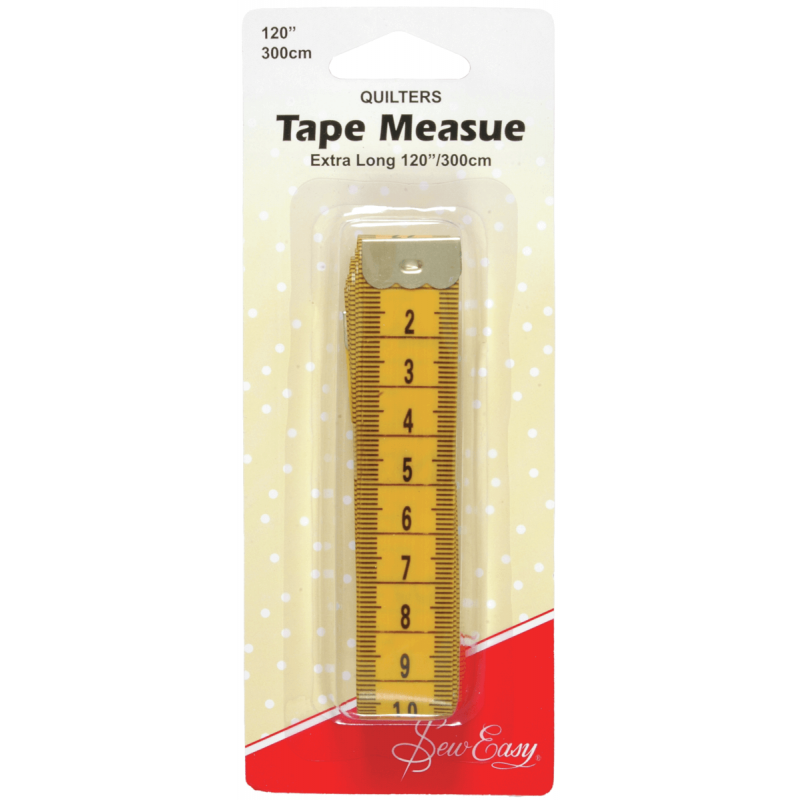 Sew Easy Quilters 300cm Extra Long Tape Measure  Patchwork 