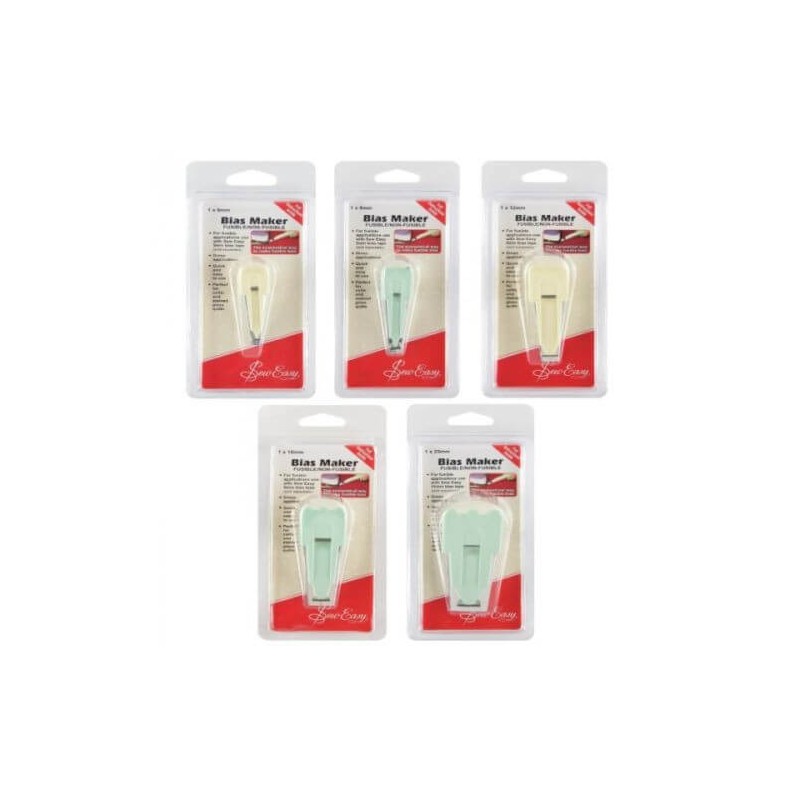 Sew Easy Fusible Bias Tape Maker Quilting Patchwork Choice Of 5 Sizes