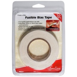 11mm 20 Metres Sew Easy Fusible Iron-On Bias Tape Quilting Patchwork 