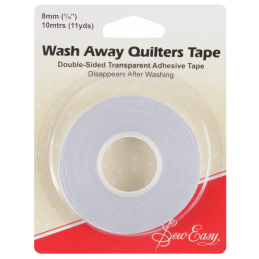 10 Metres 8mm Sew Easy Wash Away Quilters Tape Quilting Patchwork 