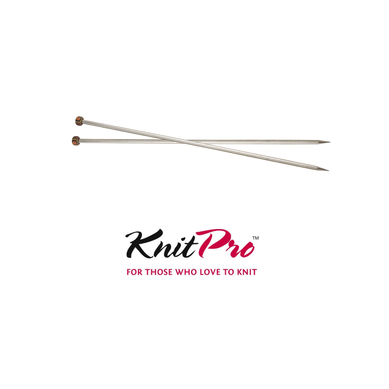 KnitPro 25cm Nova Metal Single Pointed Knitting Needles
