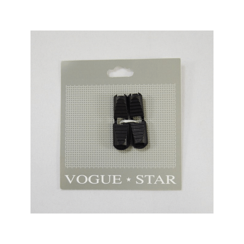 Vogue Star 38mm Pair of Plastic Cord End Clips Toggle Replacement Ends