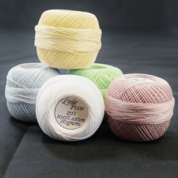 Lesur Pixie 20's Crochet Thread 20g 100% Cotton