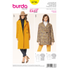 Burda Misses' Jackets and Coats Wool Womans Fabric Sewing Pattern 6736