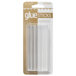 Hi-Tack Hot Glue Gun Sticks 12 x  7mm Clear 