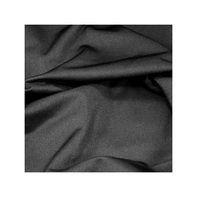  Plain Lycra Spandex Stretch Fabric Black