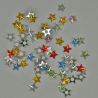 60 x Mirror Stars Multi Colour Embellishments Craft Cardmaking Scrapbooking