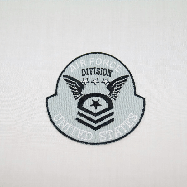 Air Force Division United States Embroidered Thermo Iron On Motif 