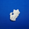 1 x Cats Kitten Shank 22.5mm Acrylic Plastic Craft Buttons