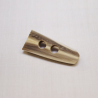 1 x Light Bark Horn Toggle Duffle 40mm Plastic Resin Coat Craft Button