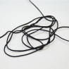 3mm Black Upholstery Piping Polyester Cord Rope Craft Trimmings Collar Pocket Sleeve