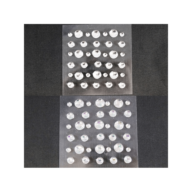 36 x Round Dome Embellishments Bling Craft Cardmaking Scrapbooking