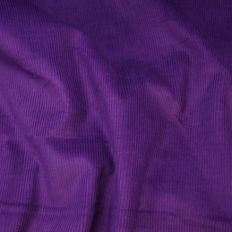 Purple 100% Cotton Corduroy Fabric 8 Wale Material