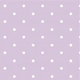 Lavender 100% Cotton Fabric Lifestyle 10mm Dotty