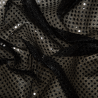 3mm Sequin Fabric Sparkly Stretch Metallic Jersey