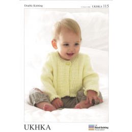 Baby Ruffle Effect Cardigan or Jumper Knitting Pattern UKHKA115