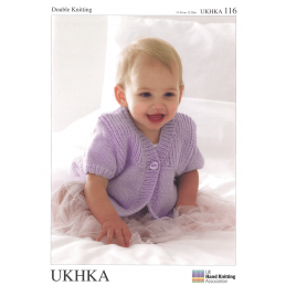 Baby Girl Ribbed Mix and Match Cardigans Hat Scarf Knitting Pattern UKHKA116