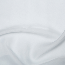 Cationic Chiffon Two Tone Fabric White