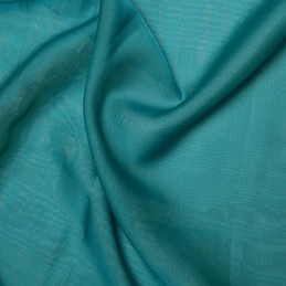 Cationic Chiffon Two Tone Fabric Turquoise