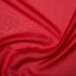 Cationic Chiffon Two Tone Fabric Red