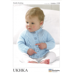 Baby Moss Stitch or Cable Braid Jumper Hat and Scarf Knitting Pattern UKHKA117