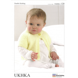 Baby Cuddly Cardigans Shrug Boleros and Matching Hat Knitting Pattern UKHKA120