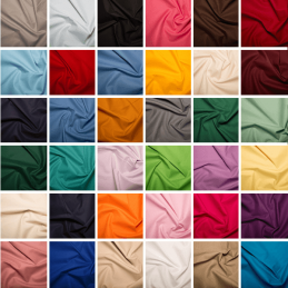 100% Cotton Fabric Klona Plain Material 