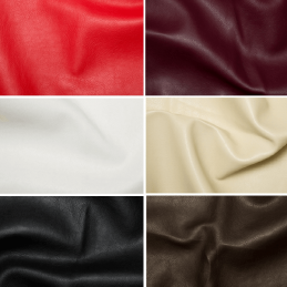 Plain Soft PVC Leathercloth Faux Leather Polyester Fabric 142cm Wide
