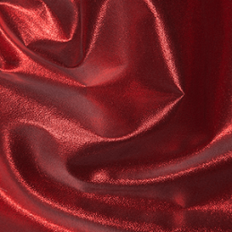 Red Metallic Paper Lame Fabric