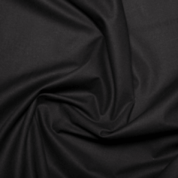 Black 100% Cotton Sheeting Fabric Lining Material