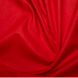 Red 100% Cotton Sheeting Fabric Lining Material