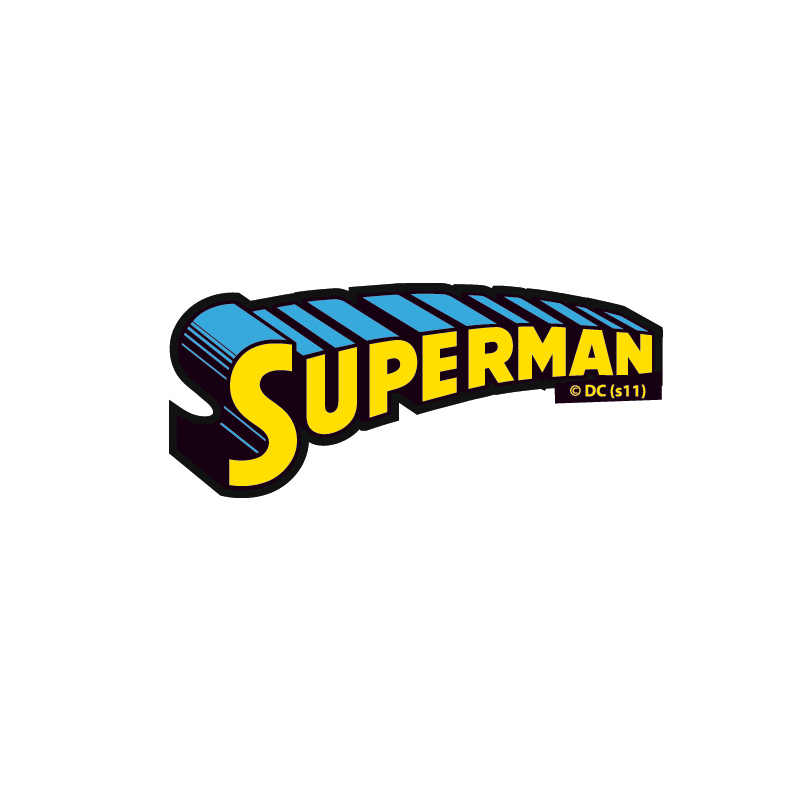 DC Superman Warner Bro's Patches Woven Iron / Sew On Motif Applique