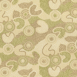 Australiana Spot Gooloo Abstract Polka Dots 100% Cotton Fabric