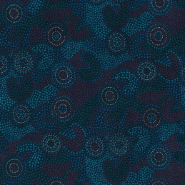 Australiana Spot Gooloo Abstract Polka Dots 100% Cotton Fabric