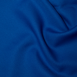 Royal Blue Plain Polyester Twill Fabric