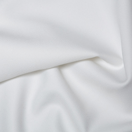 White Plain Polyester Twill Fabric