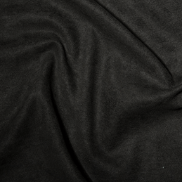 Black Polyester Faux Suede High Quality Dress Fabric 150cm Wide