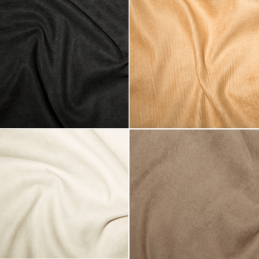 Polyester Faux Suede High Quality Dress Fabric 150cm Wide