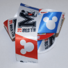 1 Metre Disney Mickey Mouse All Star 38mm Satin Craft Ribbon